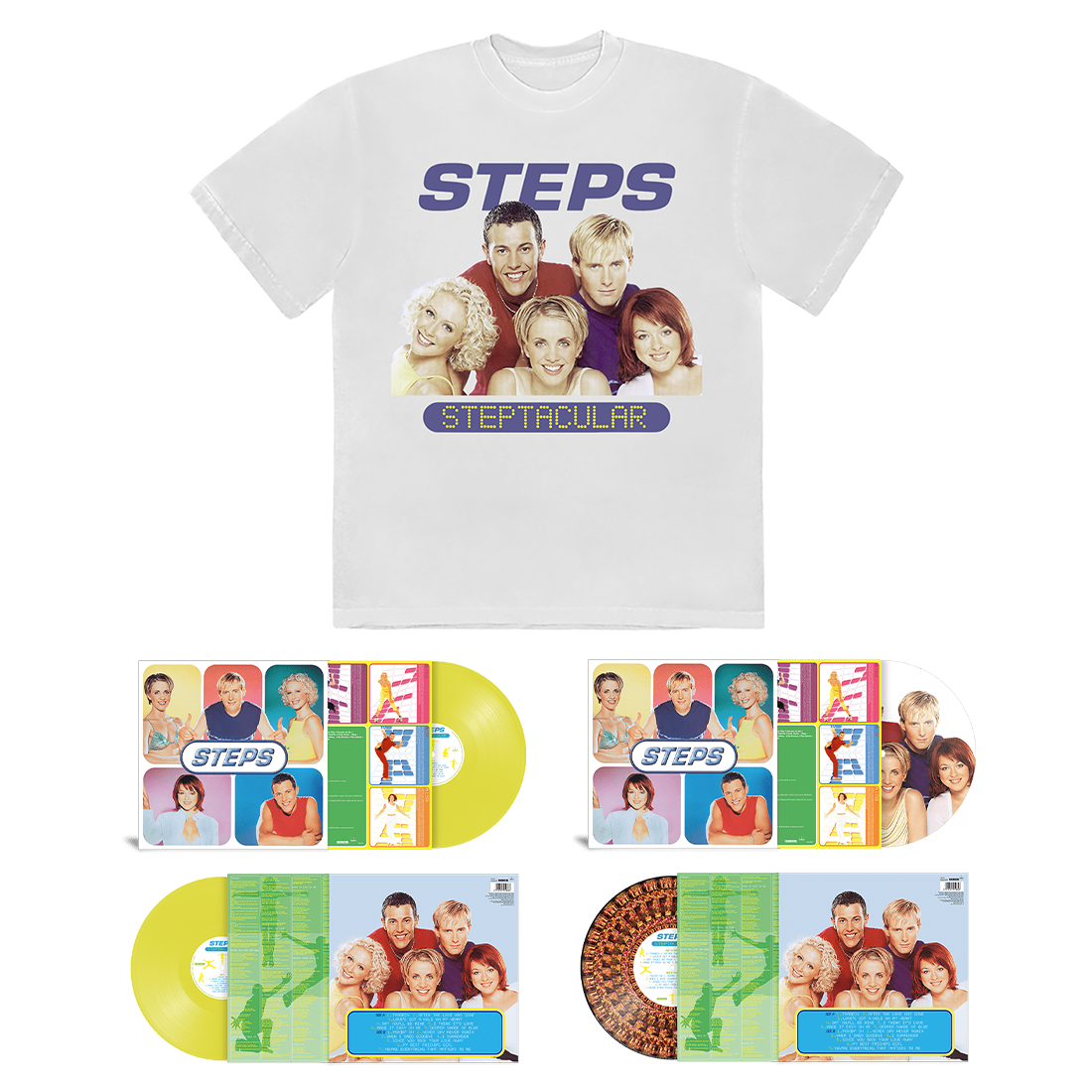 STEPTACULAR T-SHIRT + 2 x LIMITED EDITION VINYL