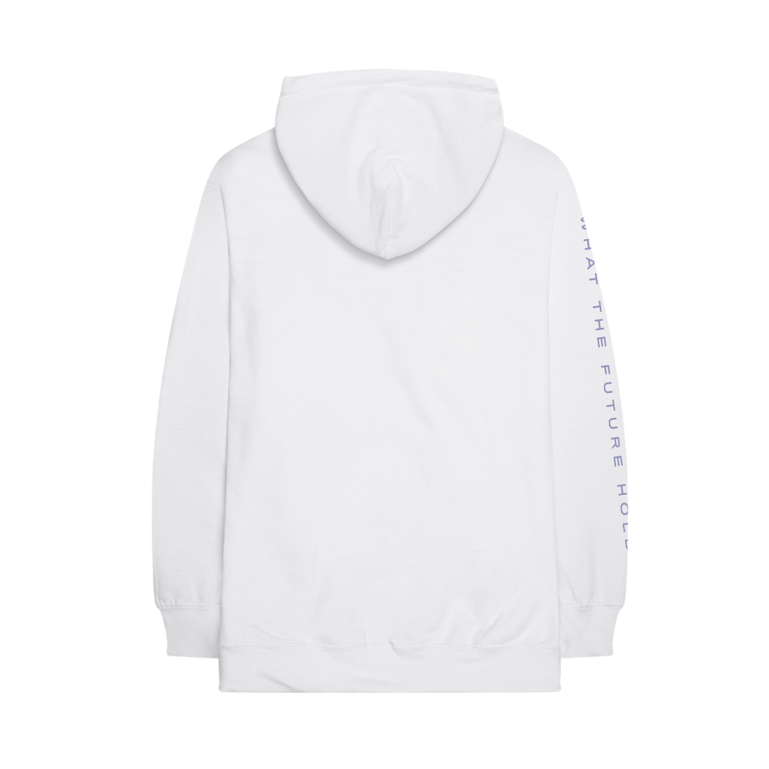 WHAT THE FUTURE HOLDS DELUXE WHITE HOODIE